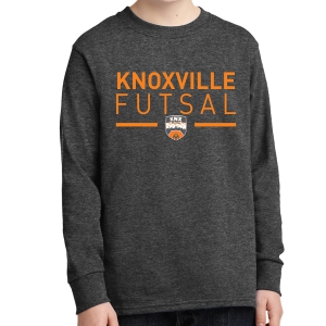 Knoxville Futsal Youth Long Sleeve T-Shirt - Black KNX-5400B