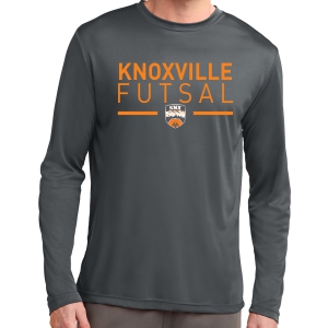 Knoxville Futsal Long Sleeve Performance Shirt - Black KNX-ST350LS