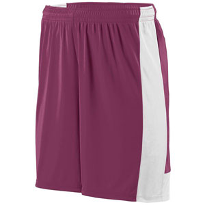 Augusta Lightning Shorts - Maroon 1605Mar