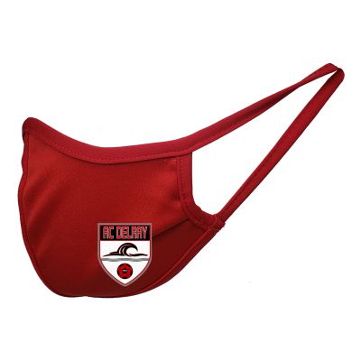 AC Delray Custom Performance Face Mask - Red AC-MSKRD