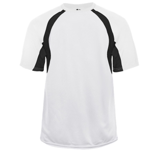 Badger Hook Youth Tee - White/Black 214400W