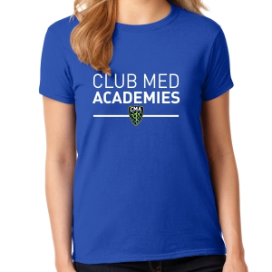 Club Med Academies Women's T- Shirt - Blue CMA-G5000L