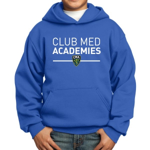 Club Med Academies Youth Hooded Sweatshirt - Blue CMA-PC90YH