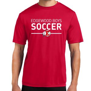 Edgewood High School Short Sleeve Performance Shirt - Red EWHS-ST350-Rd