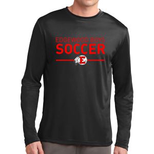 Edgewood High School Long Sleeve Performance Shirt - Black EWHS-ST350LS