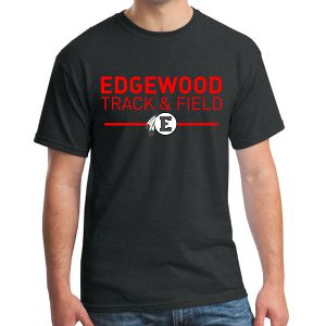 Edgewood High School Track & Field T-Shirt - Black EWHS-TF-G500