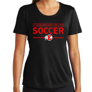 Edgewood High School Women's Performance Shirt - Black LST350-EWHS