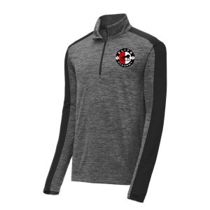 Elite SA 1/4 Zip Pullover Top - Dark Grey ST397-ESA