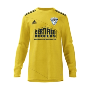 Florida Hawks FC adidas Mi Squadra 21 Goalkeeper Jersey - Yellow/Navy FHFC-GV5541