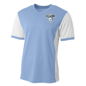 Florida Hawks FC A4 Premier Soccer Jersey - Light Blue/White FHFC-N3017LB