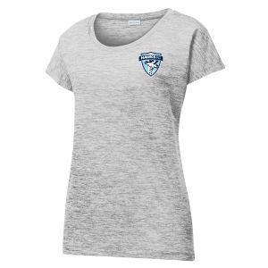 Florida Hawks FC Heather Performance Shirt - Silver Electric LST390-FHFC