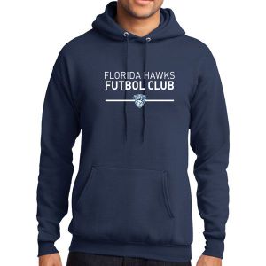 Florida Hawsk FC Club Hooded Sweatshirt - Navy PC78H-FHFC