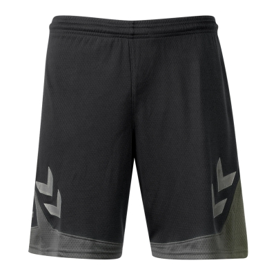 Hummel Youth Lead Poly Shorts - Black/White 207396-2001