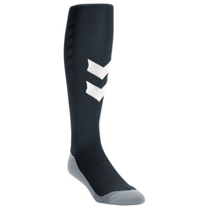 Hummel Fundamental Soccer Sock - Black/White 37000
