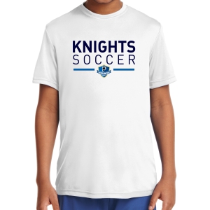 Inter United Academy Youth Short Sleeve Performance Shirt - White YST350W-IUA