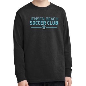 Jensen Beach Youth Long Sleeve T-Shirt - Black JB-PC54YLS-Blk