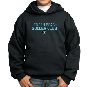 Jensen Beach Youth Hooded Sweatshirt - Black JB-PC90YH