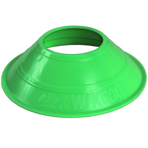 Kwik Goal Mini Disc Cones Hi-Vis - Green 6A1420201