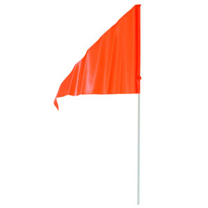 2 Piece Training Flags - Neon Orange 93489