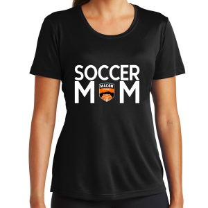 Macon Futsal Women's Soccer Mom Performance Shirt - Black LST350-MF