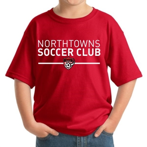 Northtowns Soccer Club Youth T-Shirt - Red NSC-5000B