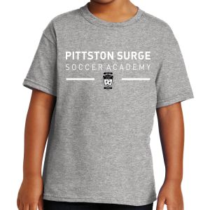 Pittston Surge Soccer Academy Youth Supporter T-Shirt - Sports Grey 5000B-PSSA