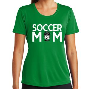 Pqittston Surge Soccer Academy Women's Soccer Mom Performance Shirt - Kelly Green LST350-PSSA-KG