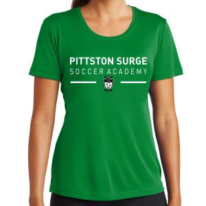 Pittston Surge Soccer Academy Women's Performance Shirt - Kelly Green PSSA-LST350