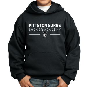 Pittston Surge Soccer Academy Youth Hooded Sweatshirt - Black PC90YH-PSSA