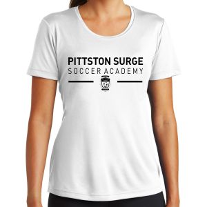 Pittston Surge Soccer Academy Women's Performance Shirt - White PSSA-LST350-W