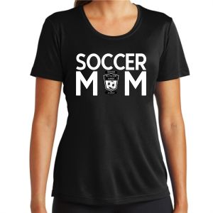 Pittston Surge Soccer Academy Women's Soccer Mom Performance Shirt - Black LST350-PSSA
