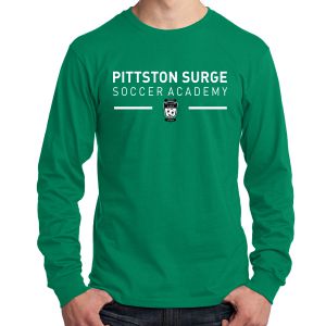 Pittston Surge Soccer Academy Long Sleeve T-Shirt - Kelly Green PSSA-PC54LS-KG