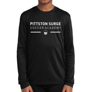 Pittston Surge Soccer Academy Youth Long Sleeve Performance Shirt - Navy YST350LS-PSSA