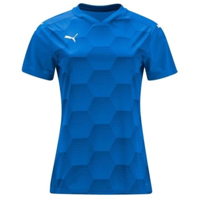 Puma Women's Team Final 21 Graphic Jersey - Electric Blue/Team Power Blue 704368-02