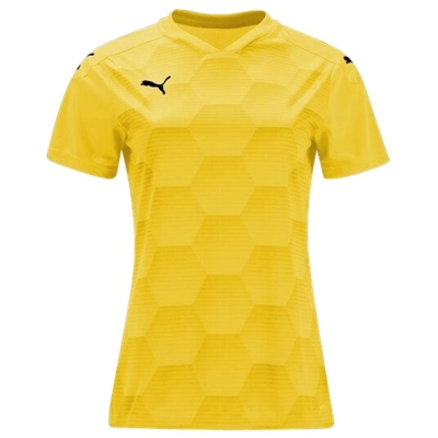 Puma Women's Team Final 21 Graphic Jersey - Cyber Yellow/Spectra Yellow 704368-07