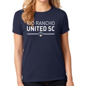 Rio Rancho United Women's T-Shirt- Navy RRU-G5000L