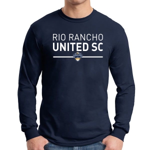 Rio Rancho United Long Sleeve Supporter T-Shirt - Navy G5400-RRU