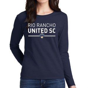 Rio Rancho United Women's Long Sleeve T-Shirt - Navy RRU-G5400L