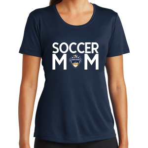 Rio Rancho United Women's Soccer Mom Performance Shirt - Navy RRU-LST350