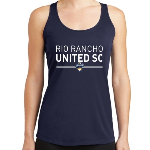 Rio Rancho United Women's Racerback Tank - Navy RRU-LST356