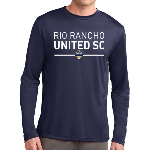 Rio Rancho United Long Sleeve Performance Shirt - Navy RRU-ST350LS
