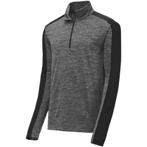 Sport Tek Youth Posi Charge 1/4 Zip Pullover Top - Grey YST397Gry