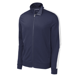 Sport-Tek Tricot Track Jacket - Navy JST94