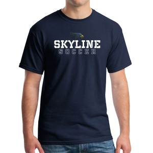 Skyline Soccer Supporter T-Shirt - Navy 5000-NSL