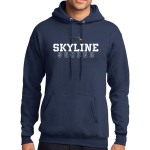 Skyline Soccer Hooded Sweatshirt - Navy PC78H-NSL