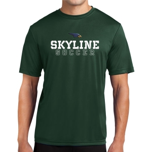 Skyline Soccer Short Sleeve Performance Shirt - Forest Green ST350-SLFG