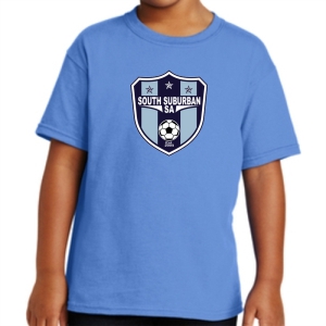 South Suburban Soccer Academy Youth T-Shirt - Light Blue SSSA-5000BlghtBlu