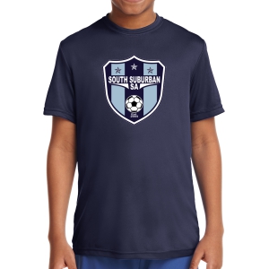South Suburban Soccer Academy Youth Performance Shirt - Navy SSSA-YST350