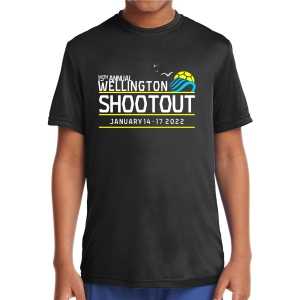 Wellington Shootout Youth Performance Shirt - Black WWSC-B-YST350B-SO
