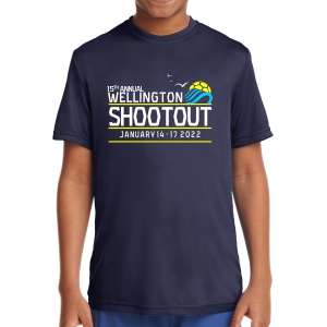 Wellington Shootout Youth Performance Shirt - Navy WWSC-N-YST350B-SO